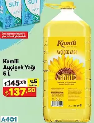 KOMİLİ AYÇİÇEK YAĞI KOMİLİ AYÇİÇEK YAĞI